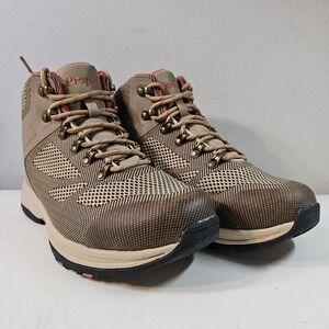 Propet Women's Conni Tan Mesh Waterproof Hiking Boots Ankle High WBA072 9 EE